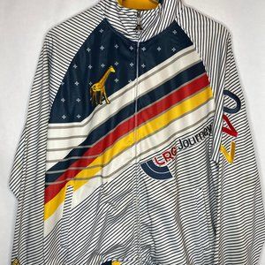 LRG L-R-G Journey track suit unique rare striped jacket size Large
